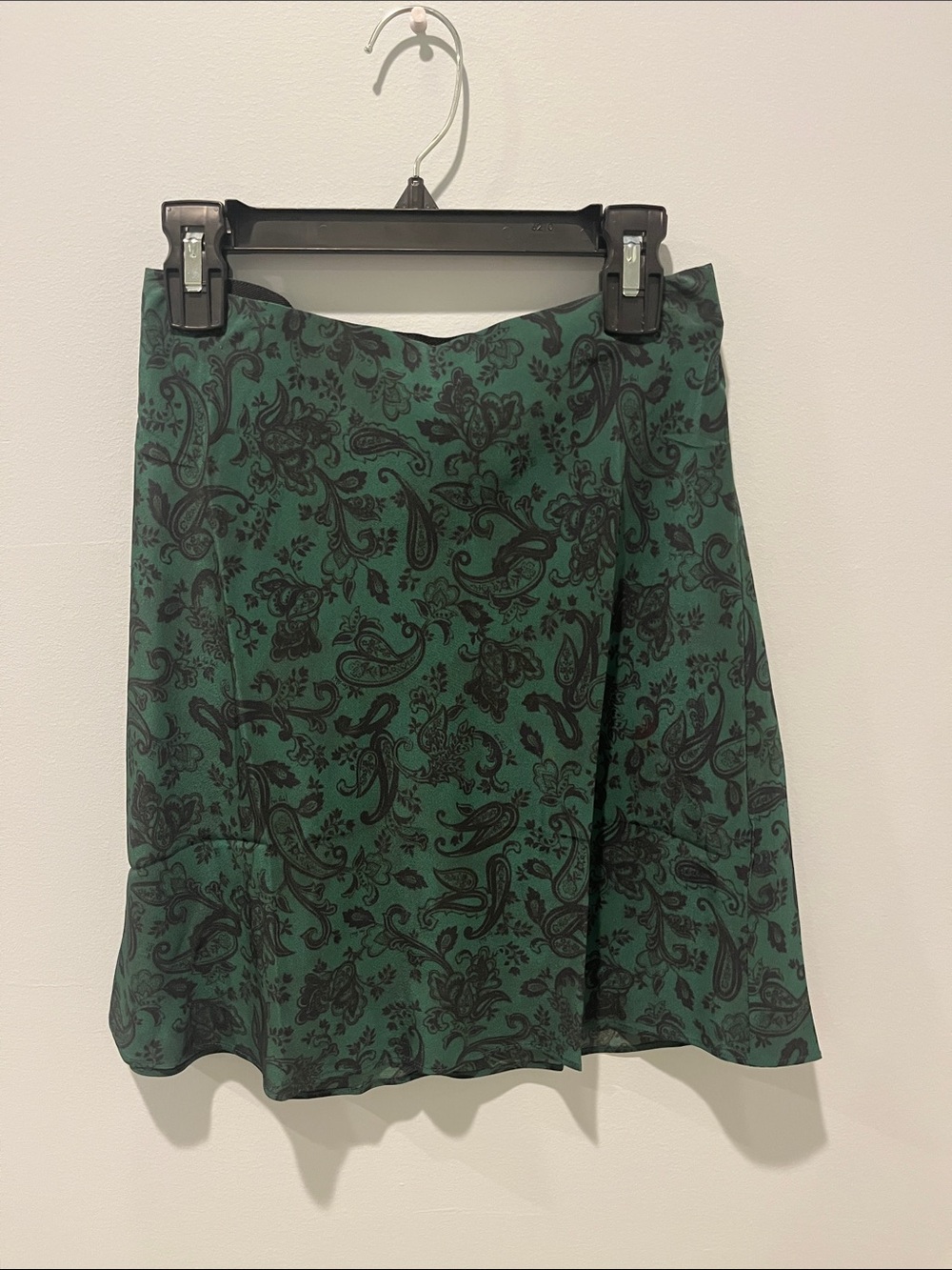 realisation par green silk mini skirt